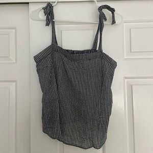 J. Crew gingham tank top